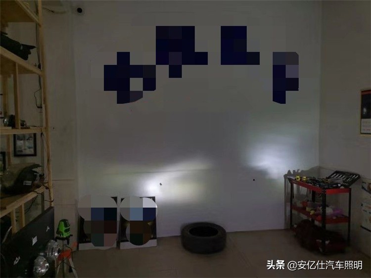 飞度改装前大灯位置稍差,飞度改装透镜大灯