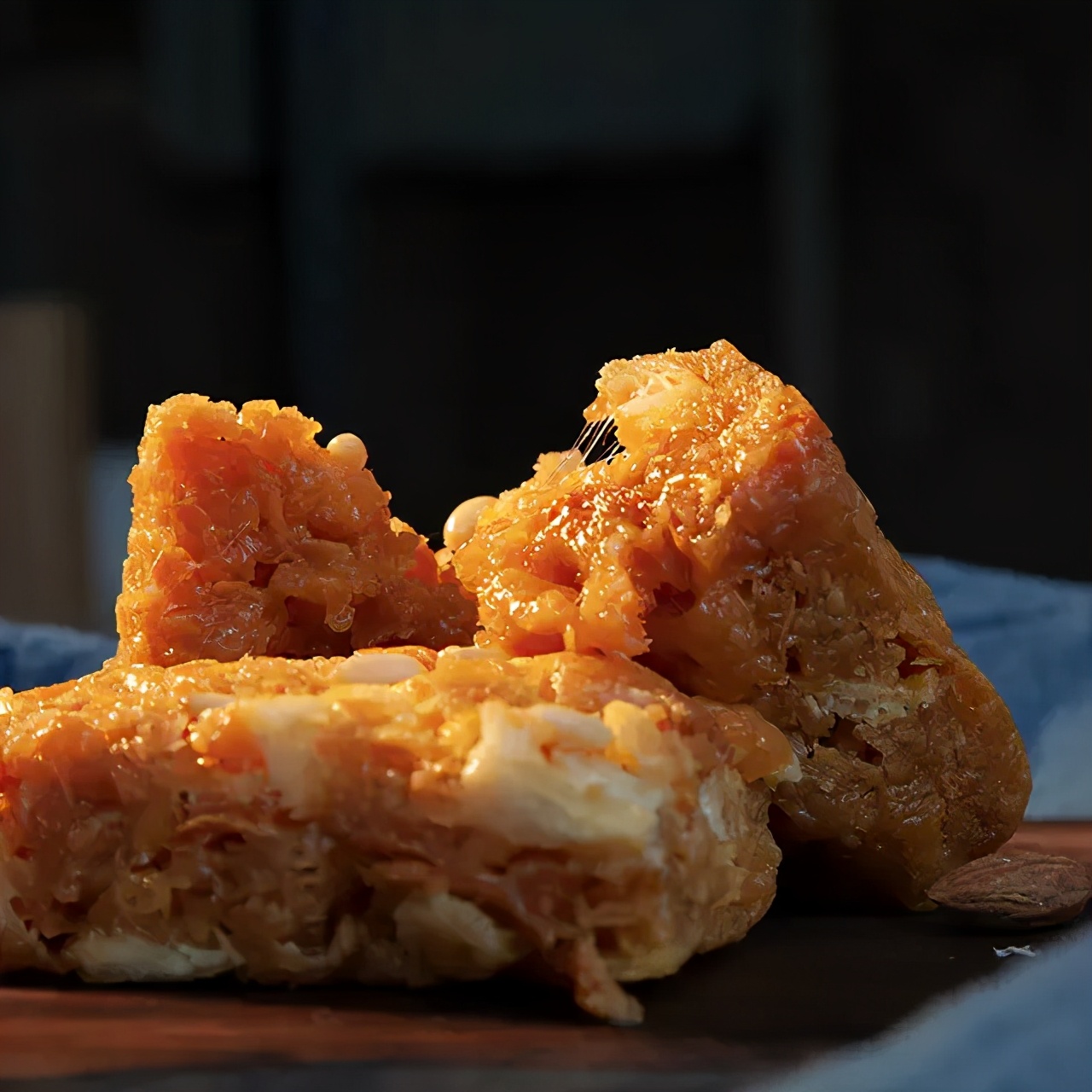 云南大理乳扇沙琪玛，酥松绵软，乳香四溢，好吃到停不下来