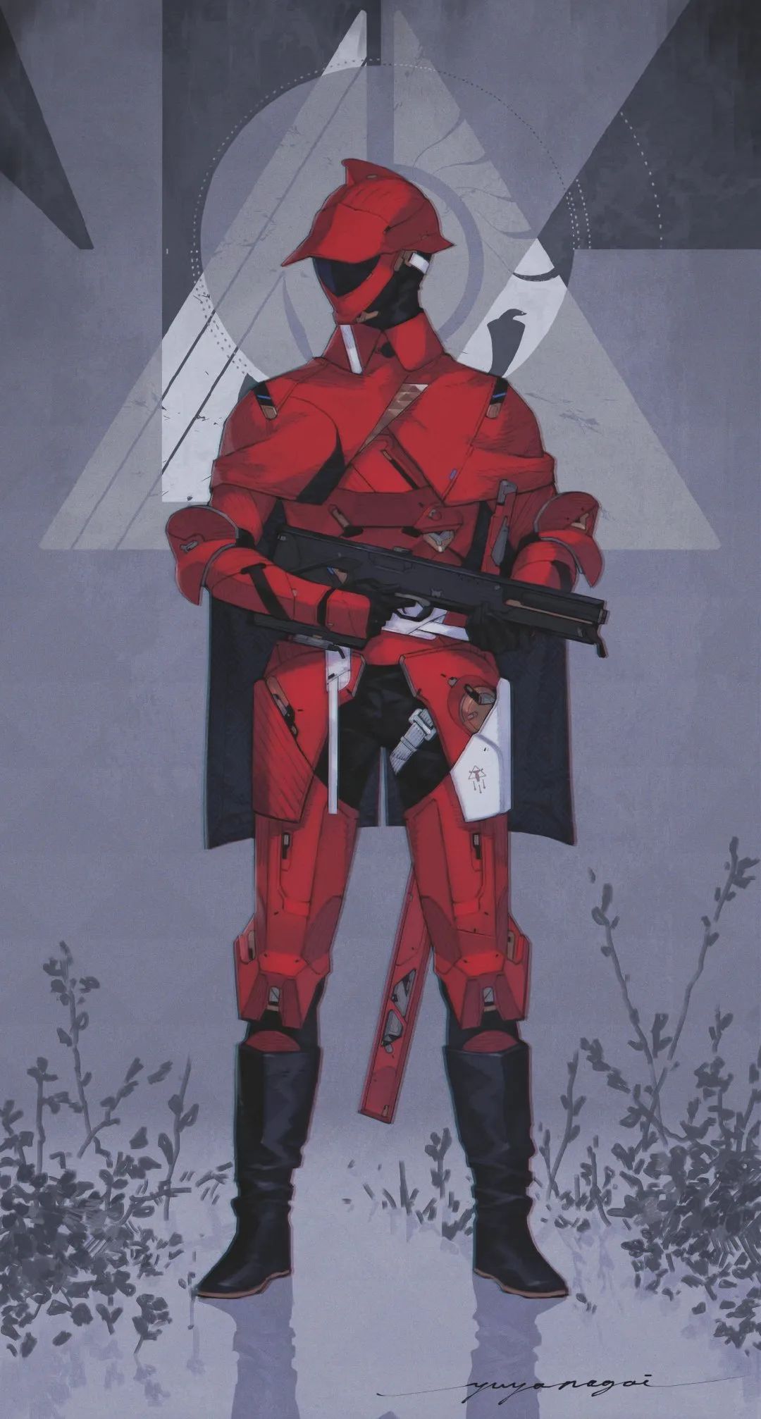 「绘画参考」​​​尼尔机械纪元画师永井悠也笔下游戏角色作品