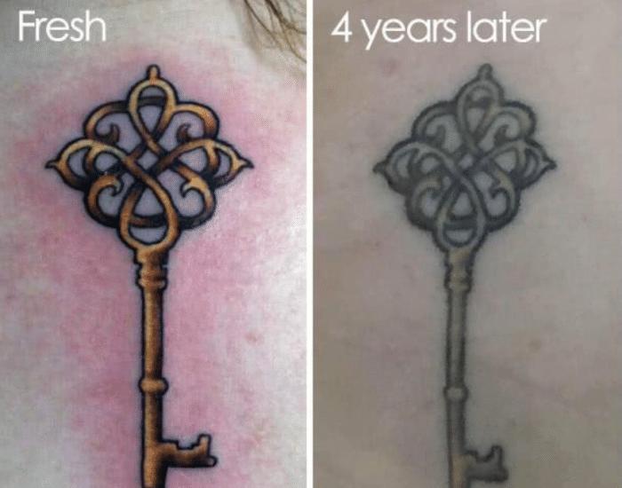 纹身到老了会是什么样,年轻的时候纹身老了会变成什么样