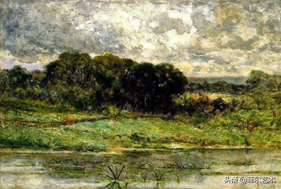 欧洲田园油画风景图片大全,古典油画风景美丽乡村