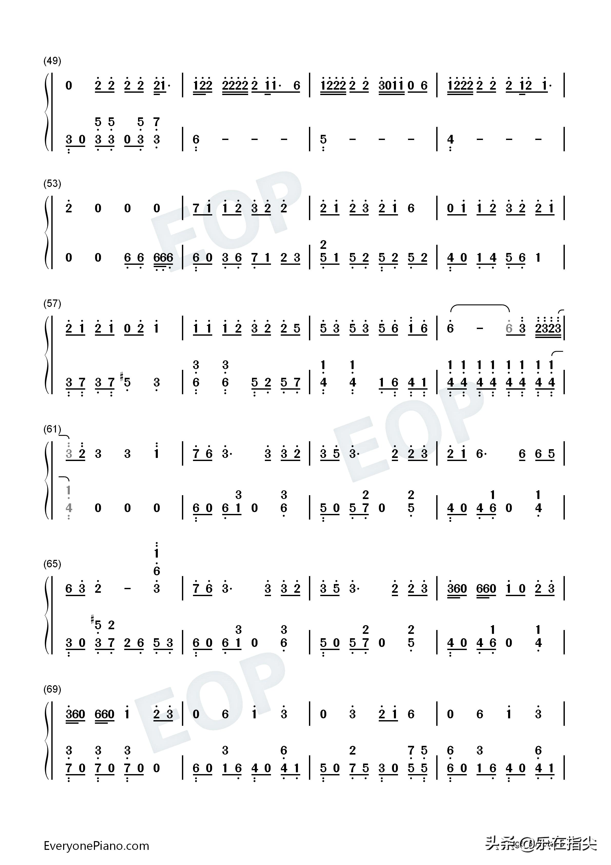 华莎maria钢琴简谱,华莎新曲maria