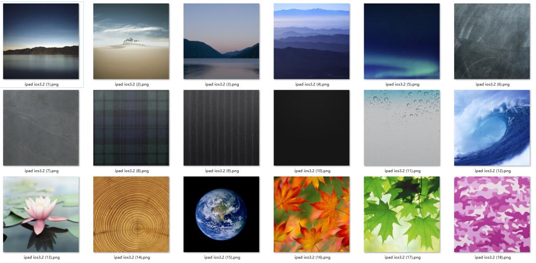 ipad官方壁纸原生壁纸,有没有像ipad自带的那种高清壁纸