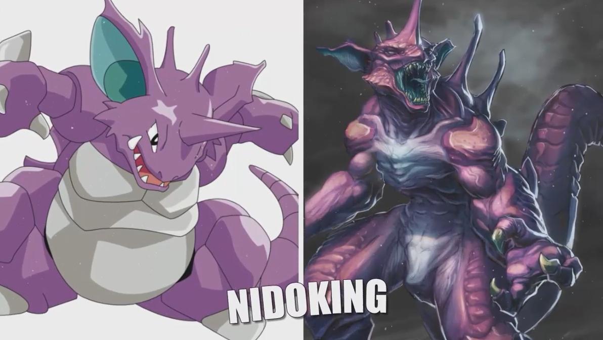 精灵宝可梦怪兽画风，暴鲤龙成凶猛海怪，甲贺忍蛙矫健帅气