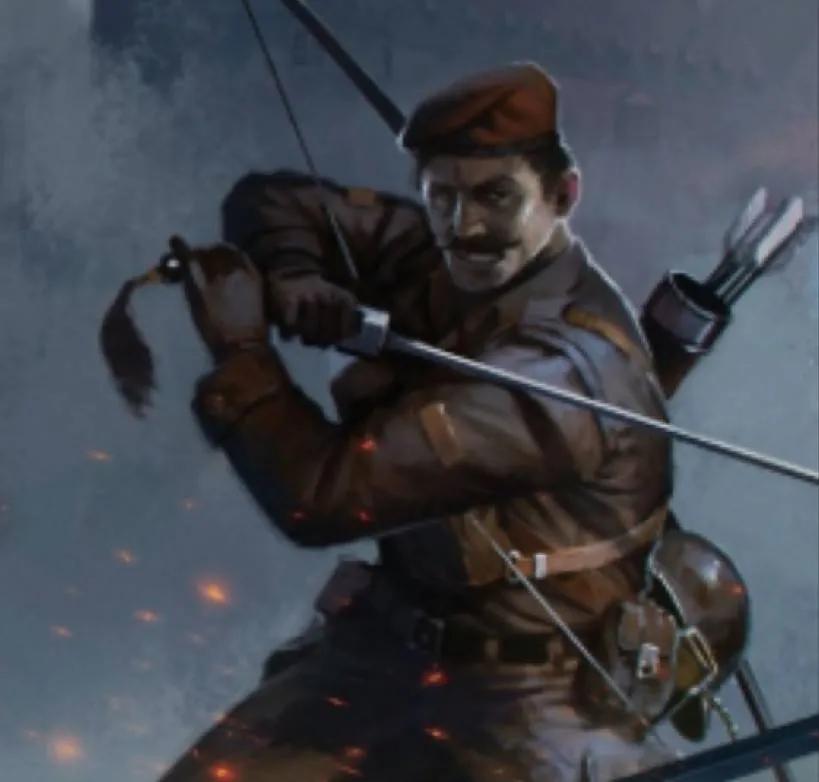 弯弓搭箭射纳粹：与英国首相同名的超级战士堪称二战中的最强者