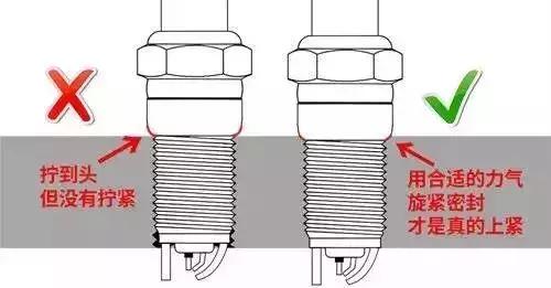 摩托车火花塞处漏气,火花塞漏气吗
