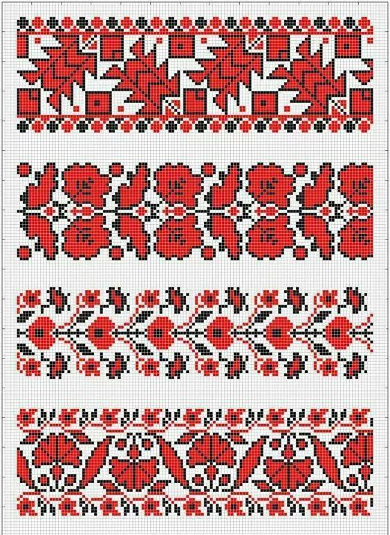 40款十字绣衣服,只要针法图案运用的好,一点都不过时!附针法