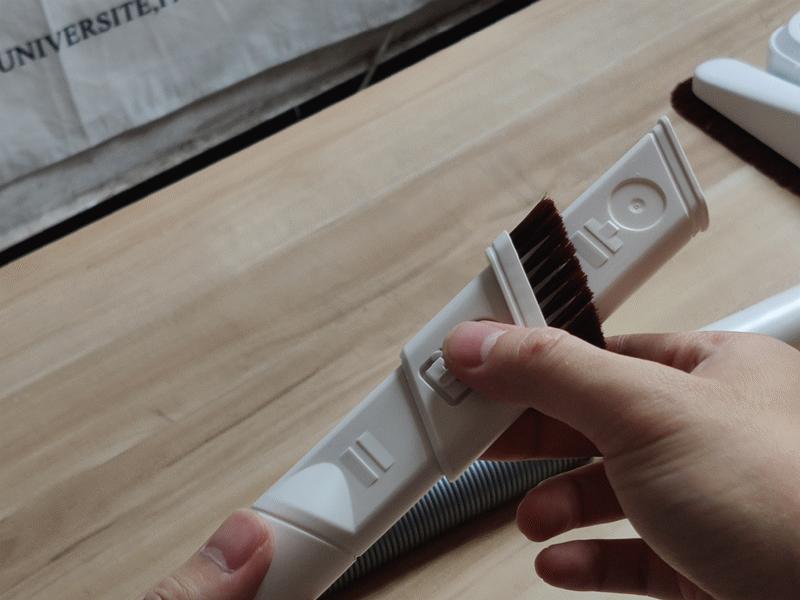 老表买了个小米有品上299的:德尔玛环吸背式吸尘器