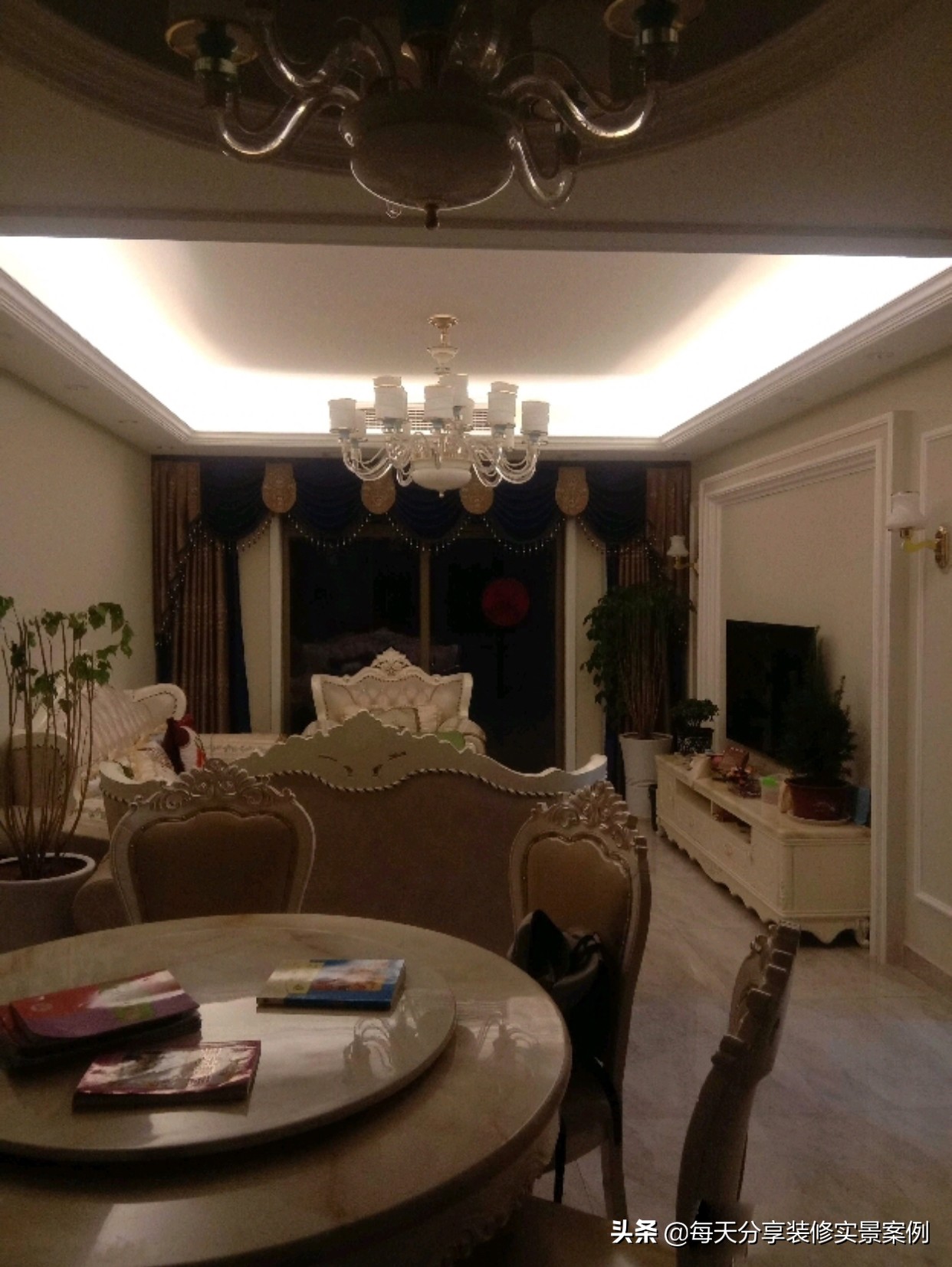 110平米纯欧式装潢,110平方装修全部花18万