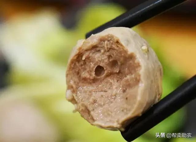 潮汕正宗牛肉丸鲜香可口q弹爆汁,配料最干净的潮汕牛肉丸