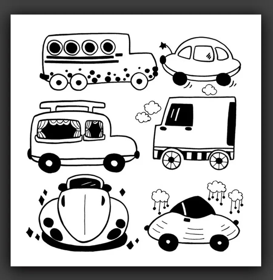 儿童简笔画素材简单易学儿童画,儿童画素材大全简单漂亮简笔画