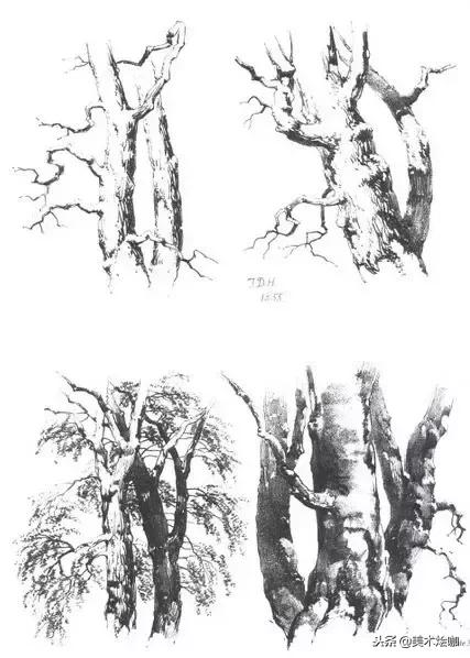 40张经典素描,40张经典素描风景图快拿去临摹吧