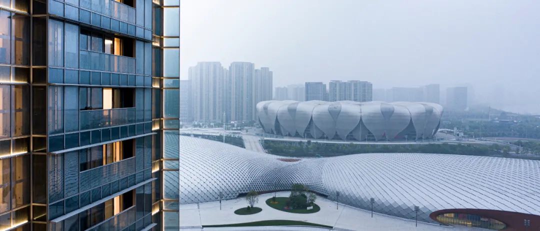 奥体天际线夜景,奥体中心城市天际线