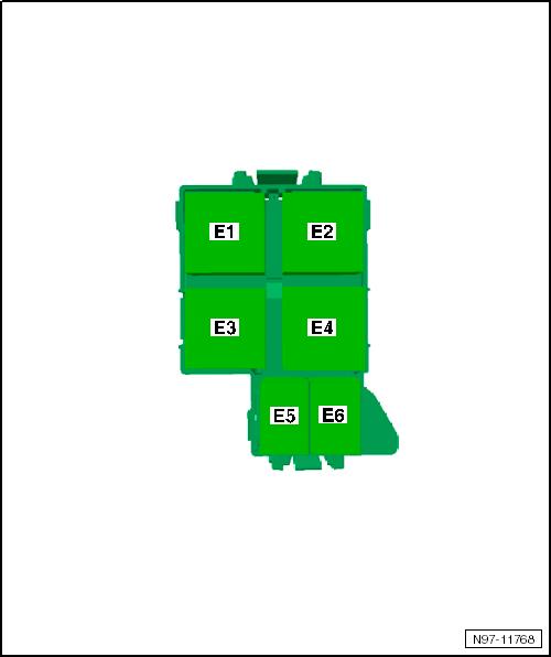 05年大众途锐启动继电器在哪,大众途锐四脚继电器