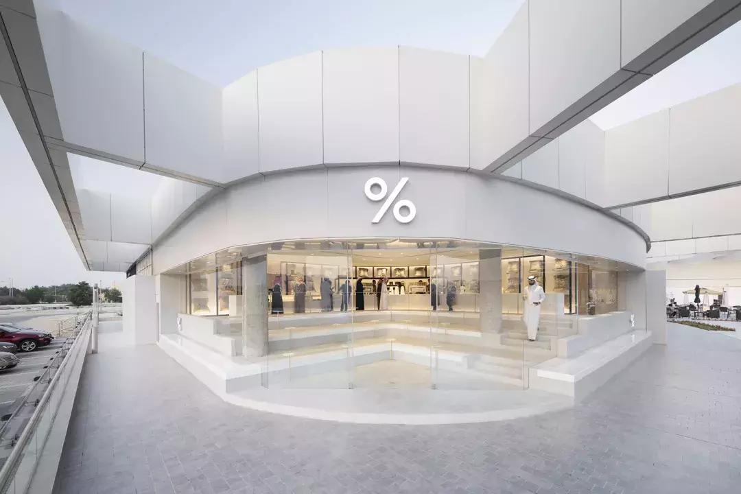 震撼的外立面设计,流线型现代隐奢外立面设计