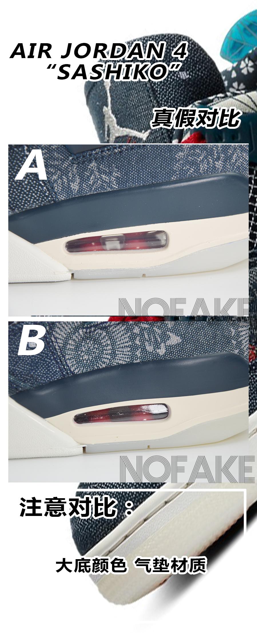 如何区别airjordan4冰蓝款的真假,airjordan4刺子绣穿搭