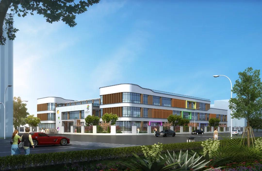 浙江省杭州市2018建设的幼儿园,杭州新建现代幼儿园效果图