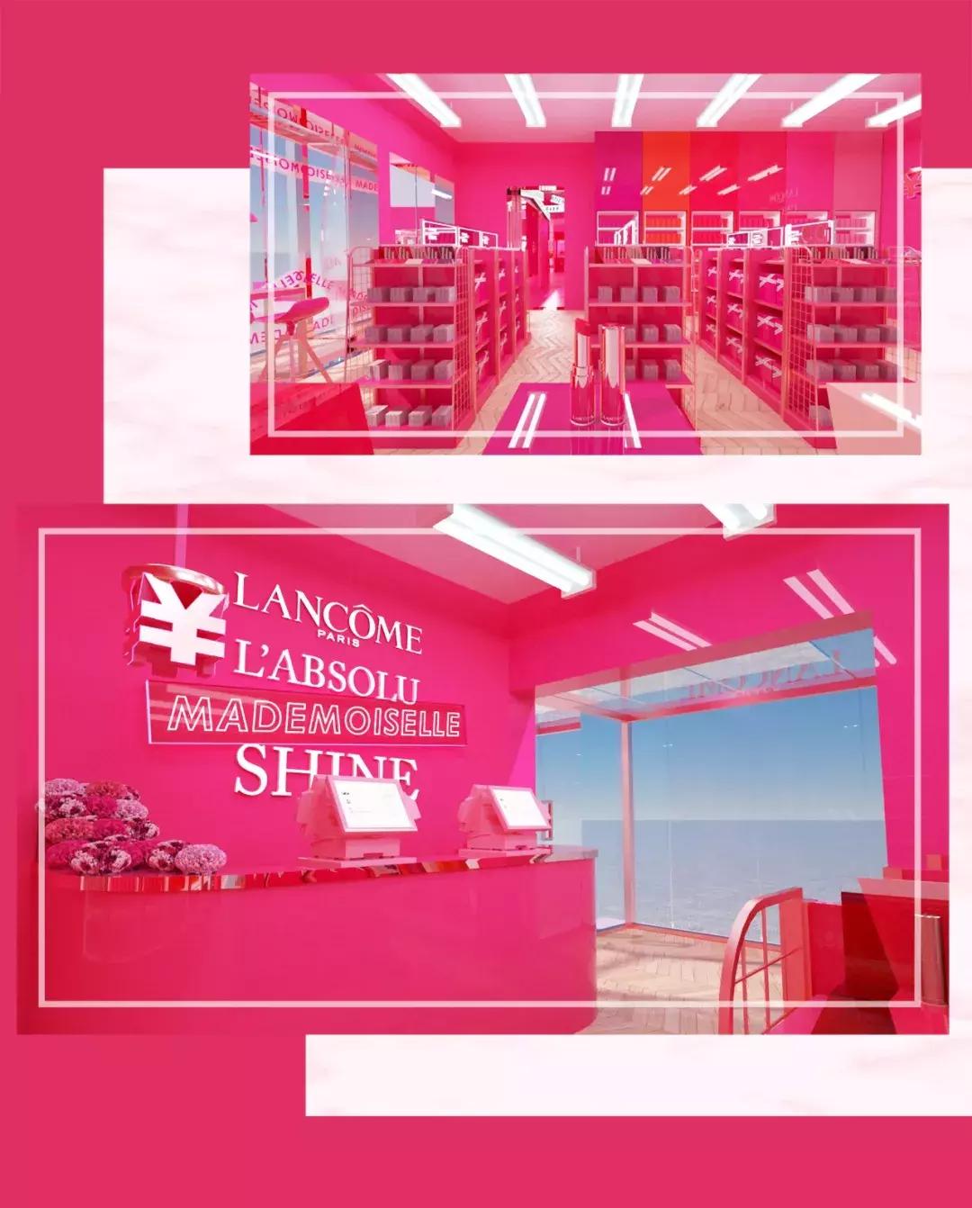 兰蔻口红来袭,三里屯兰蔻专柜