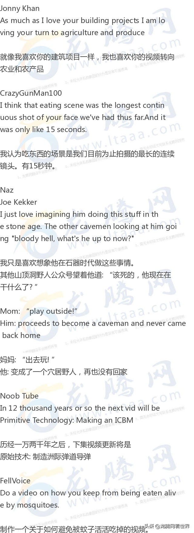 「龙腾网」土澳小哥手艺：寒士草庐（评论二）