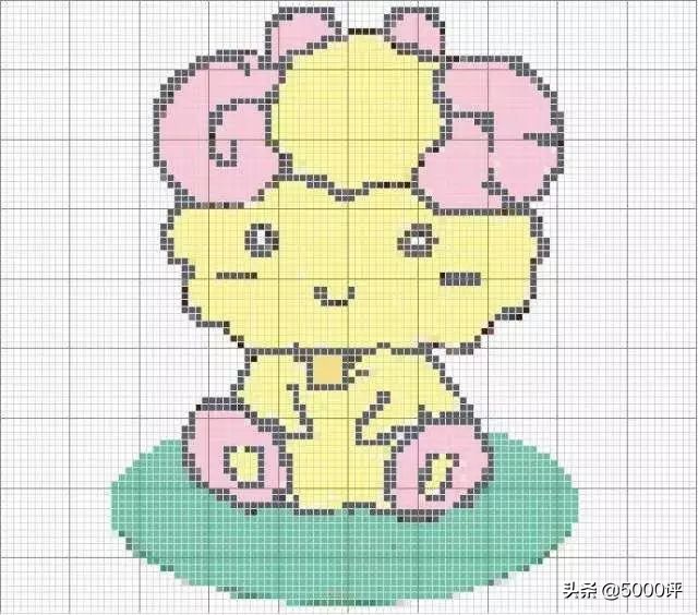 编织宝宝毯教程,编织漂亮婴儿卡通毯子