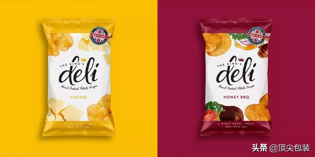 有创意的薯片包装,薯片包装风格