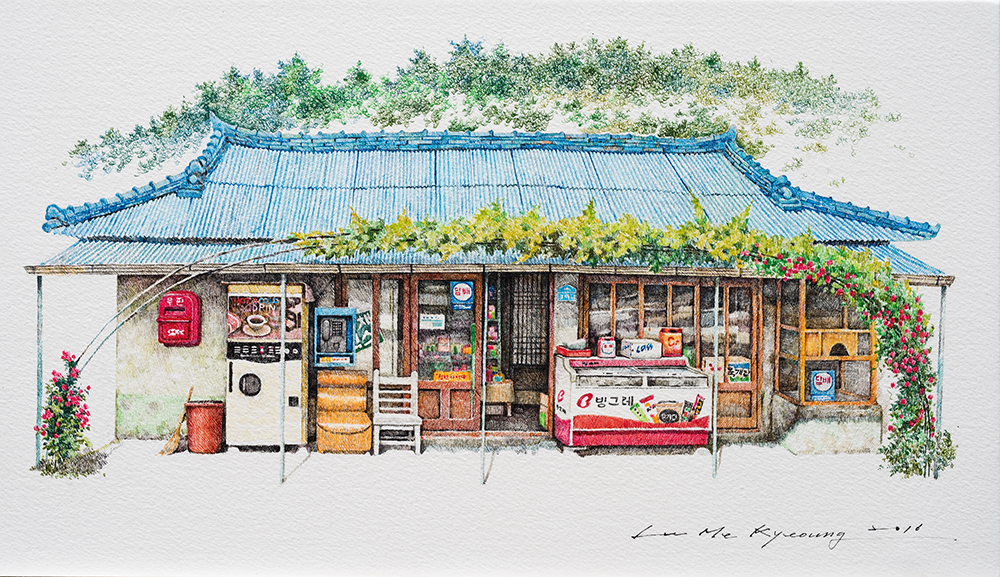 韩国艺术家的生活插画,韩国插画师风格