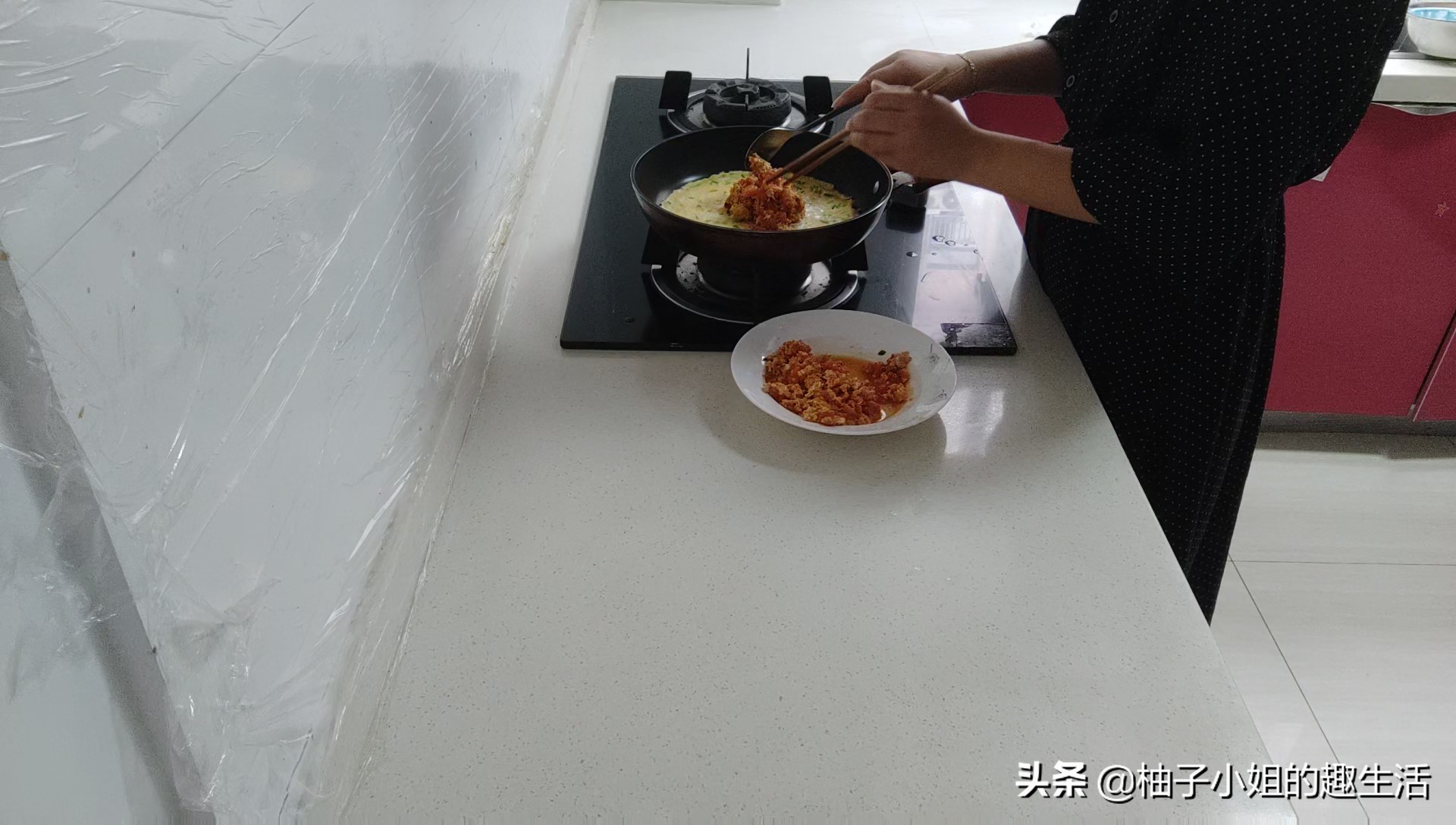 宝宝番茄鸡蛋卷制作,宝宝早餐西兰花鸡蛋卷