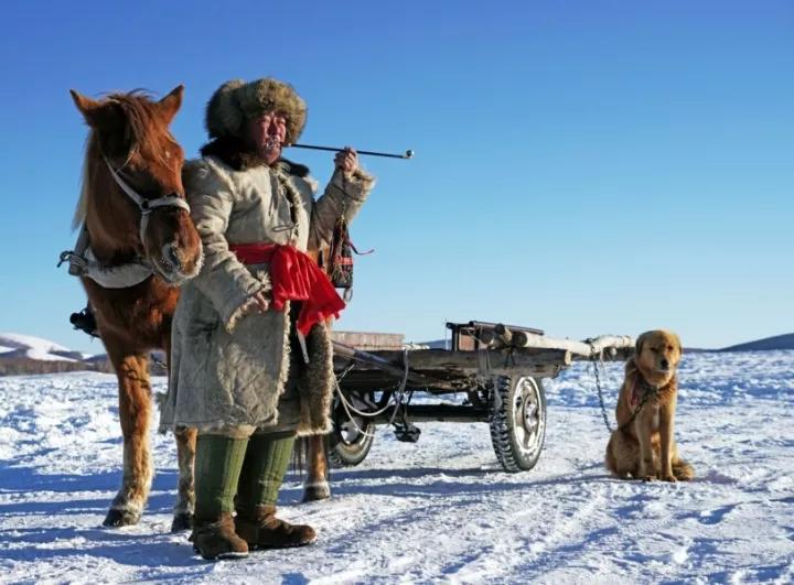 冬日的坝美有多美,冬日的坝上草原