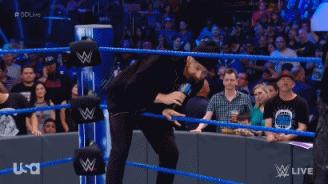 「WWE9.11战报」送葬者回归祭出锁喉抛摔！欧文斯被炒鱿鱼了