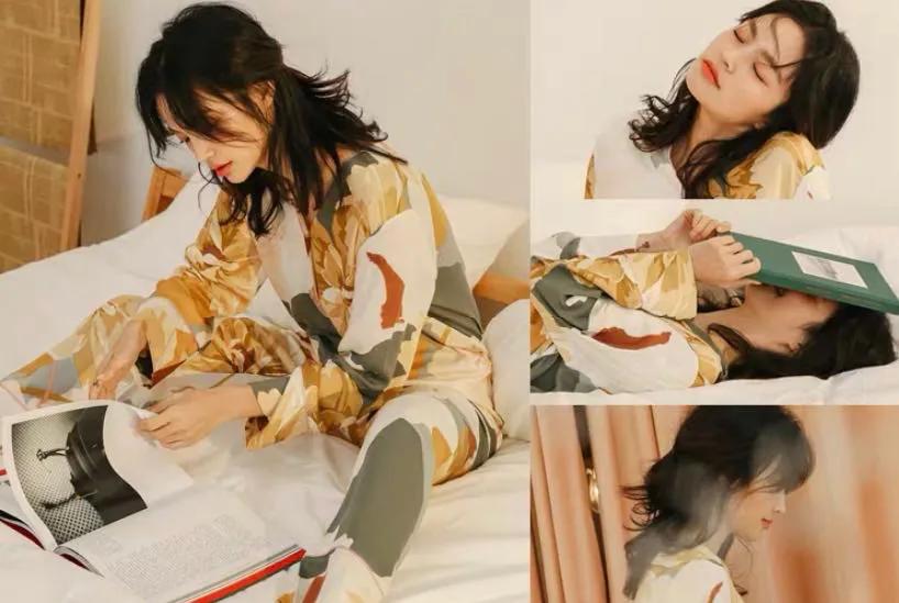 慵懒舒适的睡衣时尚你get了么,超好看的睡衣秋天和冬天都能穿的