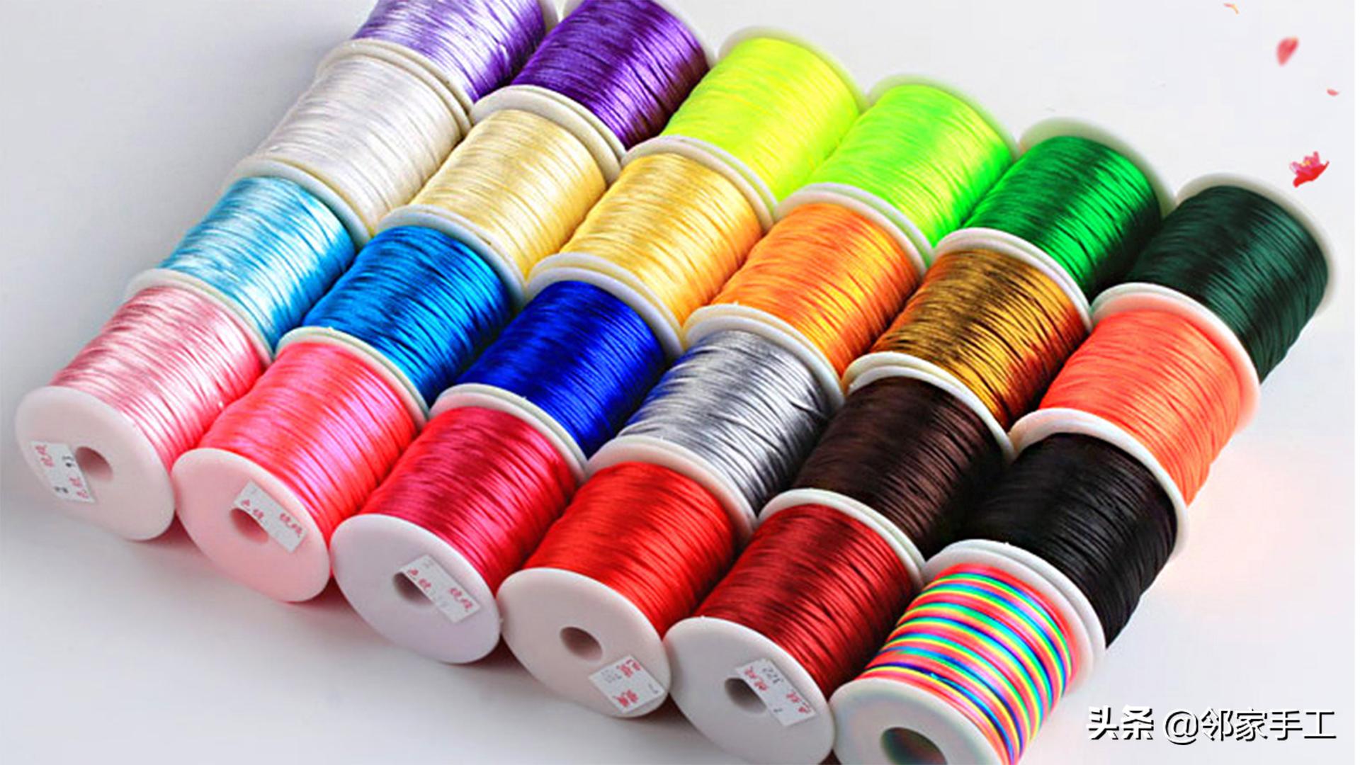 中国结线材哪里批发最正规,手工编绳最简单的中国结教程视频