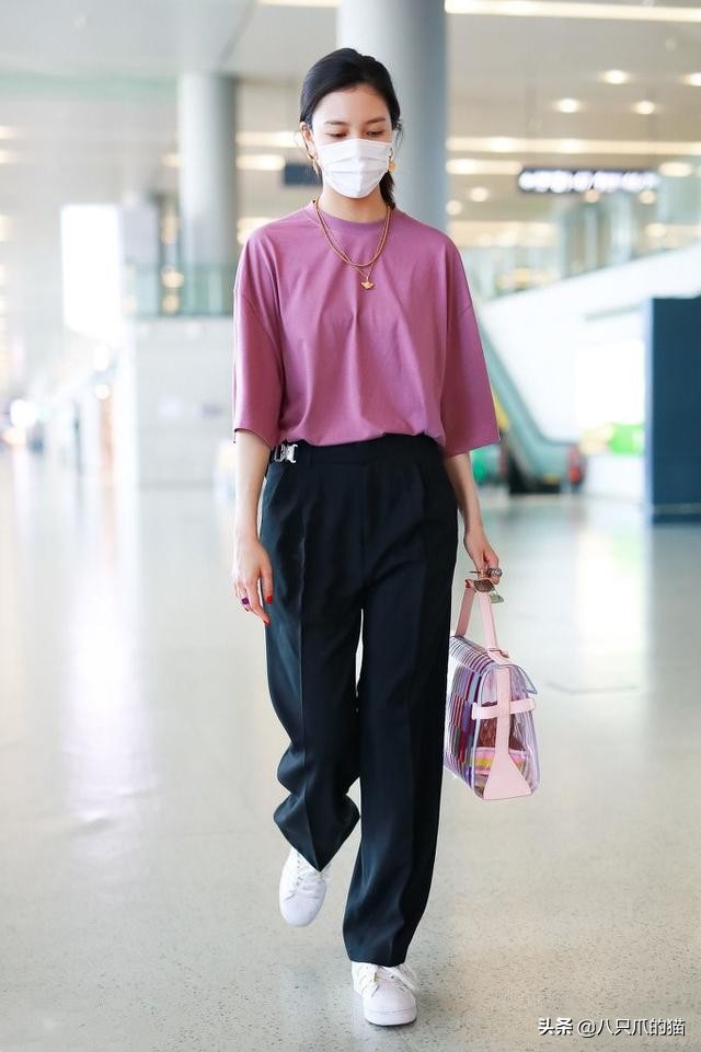 蔡文静紧身裤穿搭,蔡文静健身裤