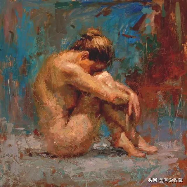 油画抽象肌理纹理,油画抽象头像