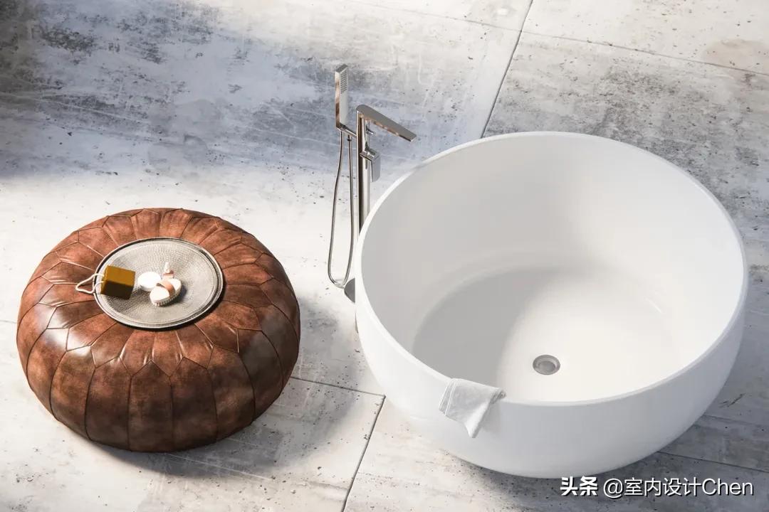 主卧室要装浴缸应该怎么设计,家用浴缸设计