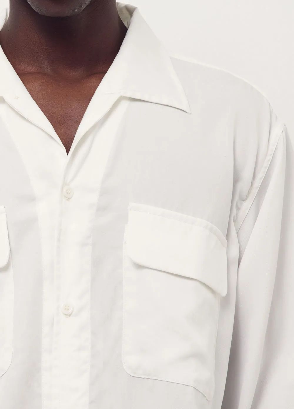 日系复古长袖衬衫,复古绣花领长袖