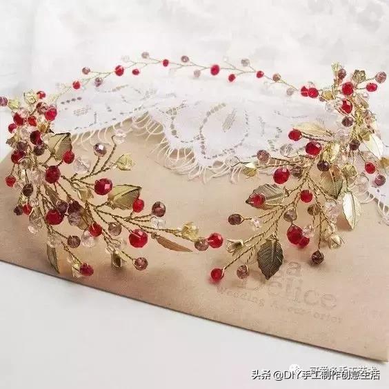 用珠子穿出漂亮的手链和项链花样,复古珠子手链教程