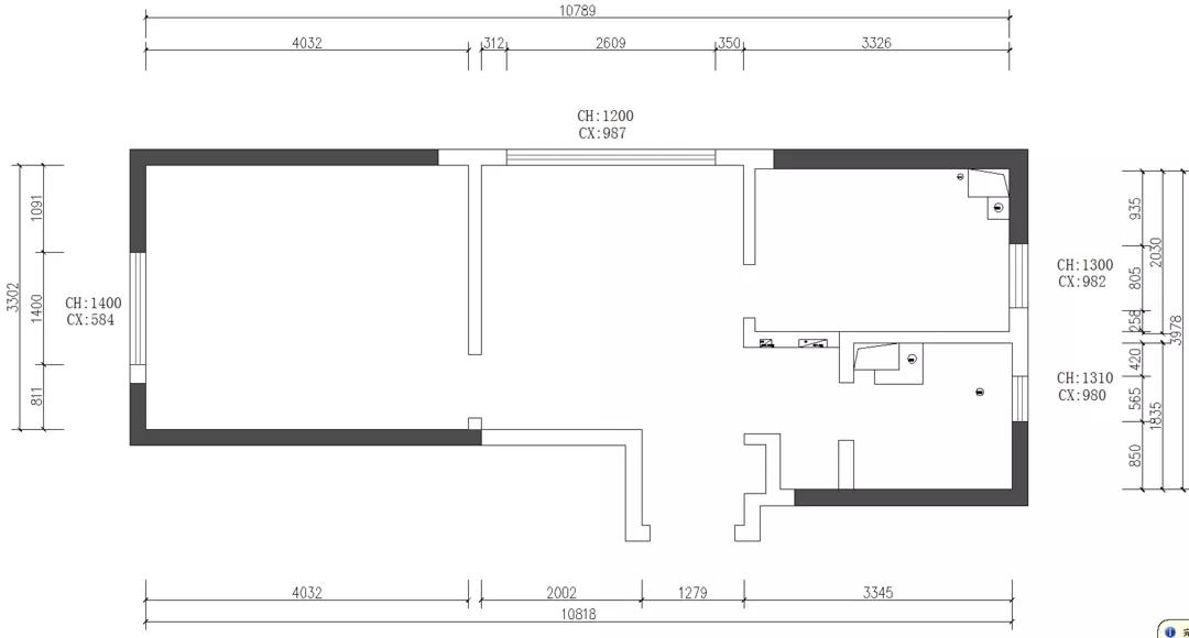 一室一厅一厨一卫小户型,40平小家三室一厅装修