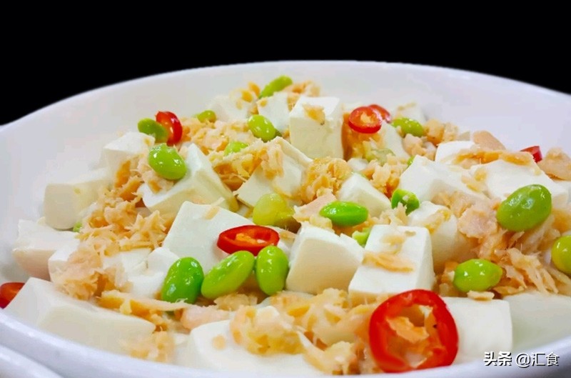 香煎野米笋饼、菊花蟹斗、烟熏三文鱼蒸白玉