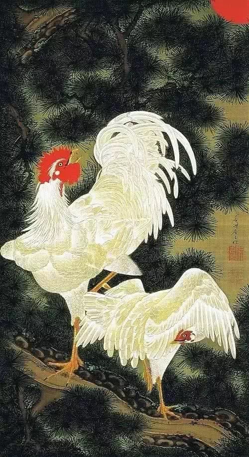 世界著名画家绘画中国画,日本画和中国画对比