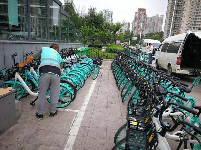 曾经属于小黄车的西二旗正在一点点被“绿”