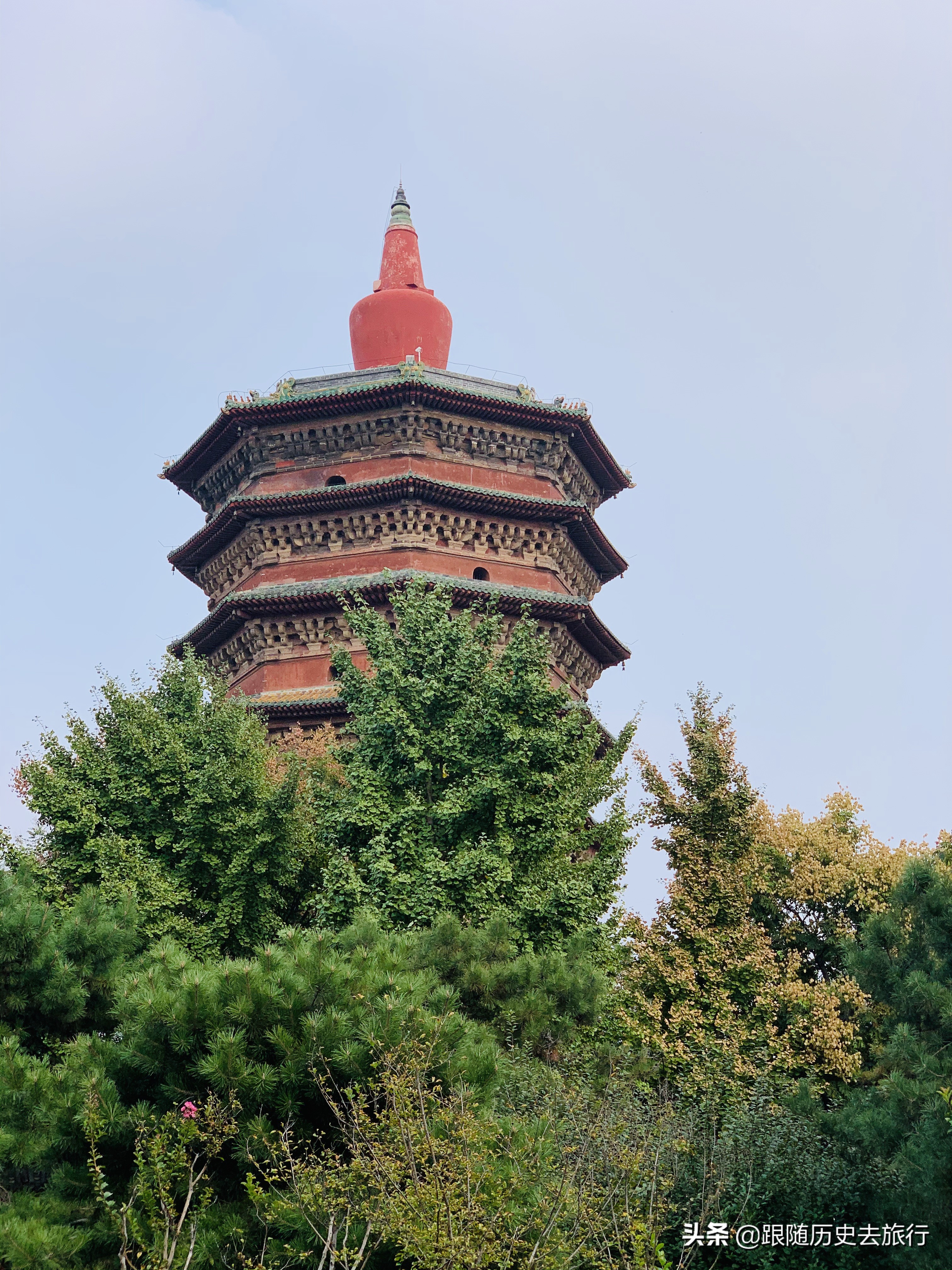 安阳标志性建筑物文峰塔,河南安阳宝塔