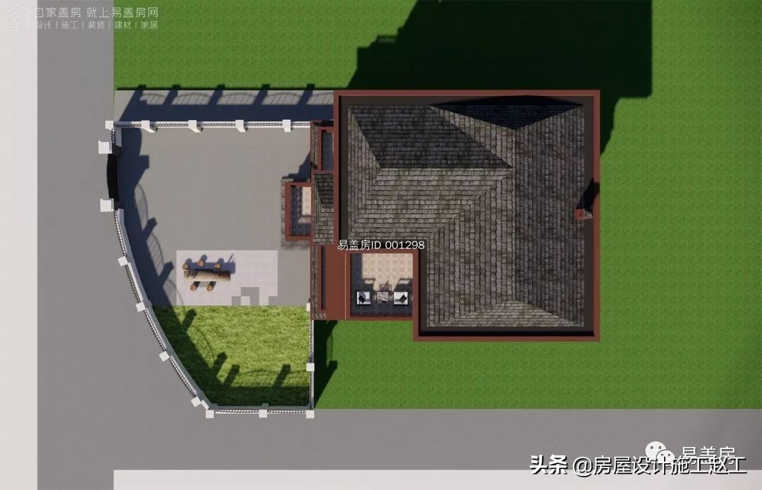 农村自建二层法式风格别墅,两层田园风格别墅自建房