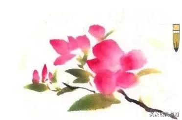 100幅桃花画,怎么画桃花树林