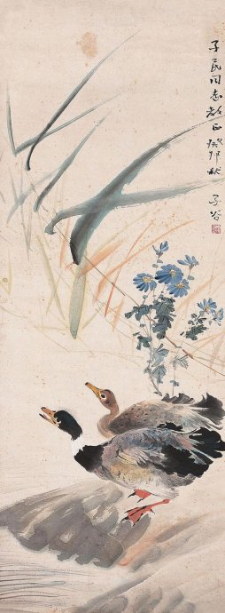柳子谷花鸟画作品大全图文,柳子谷花鸟作品大全
