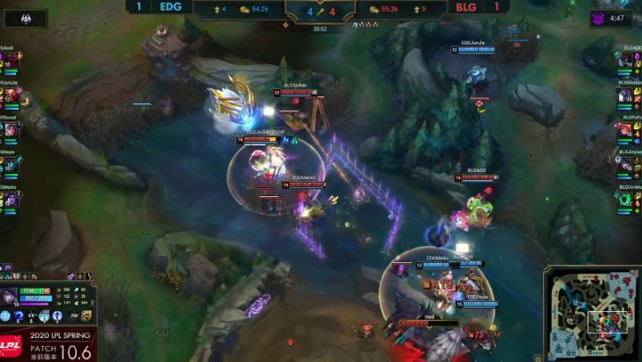 EDG让一追二战胜RA,edg17年的让二追三是真牛