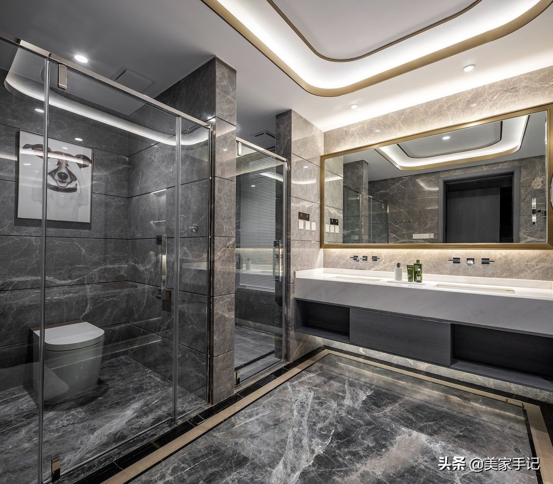 高级黑白灰风格小户型,三室一厅黑白灰装修效果中户