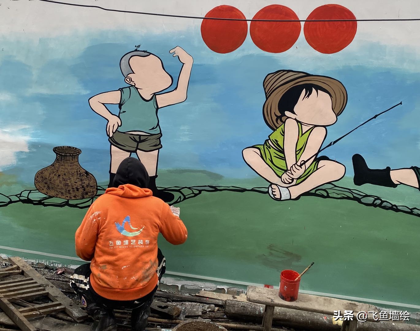 墙绘怎么画平整图片,墙绘怎样画写意