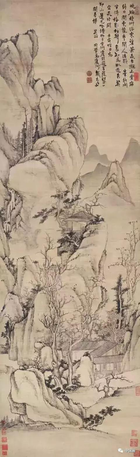 枯笔讲解,赏析枯笔