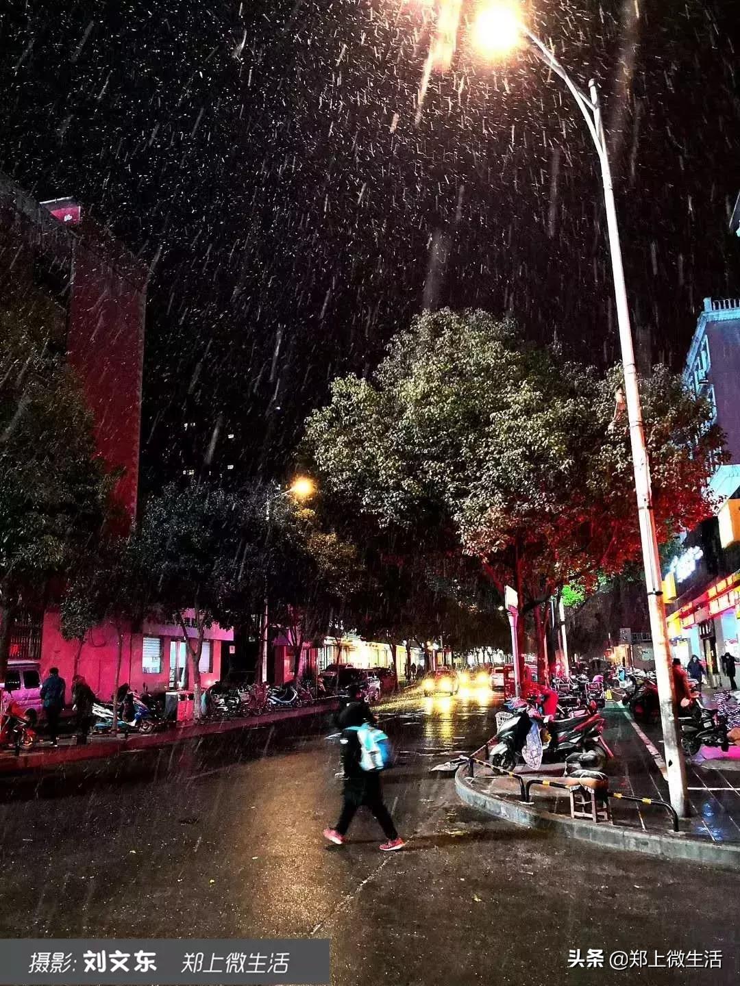 魅力小城夜景,魅力上街诗歌