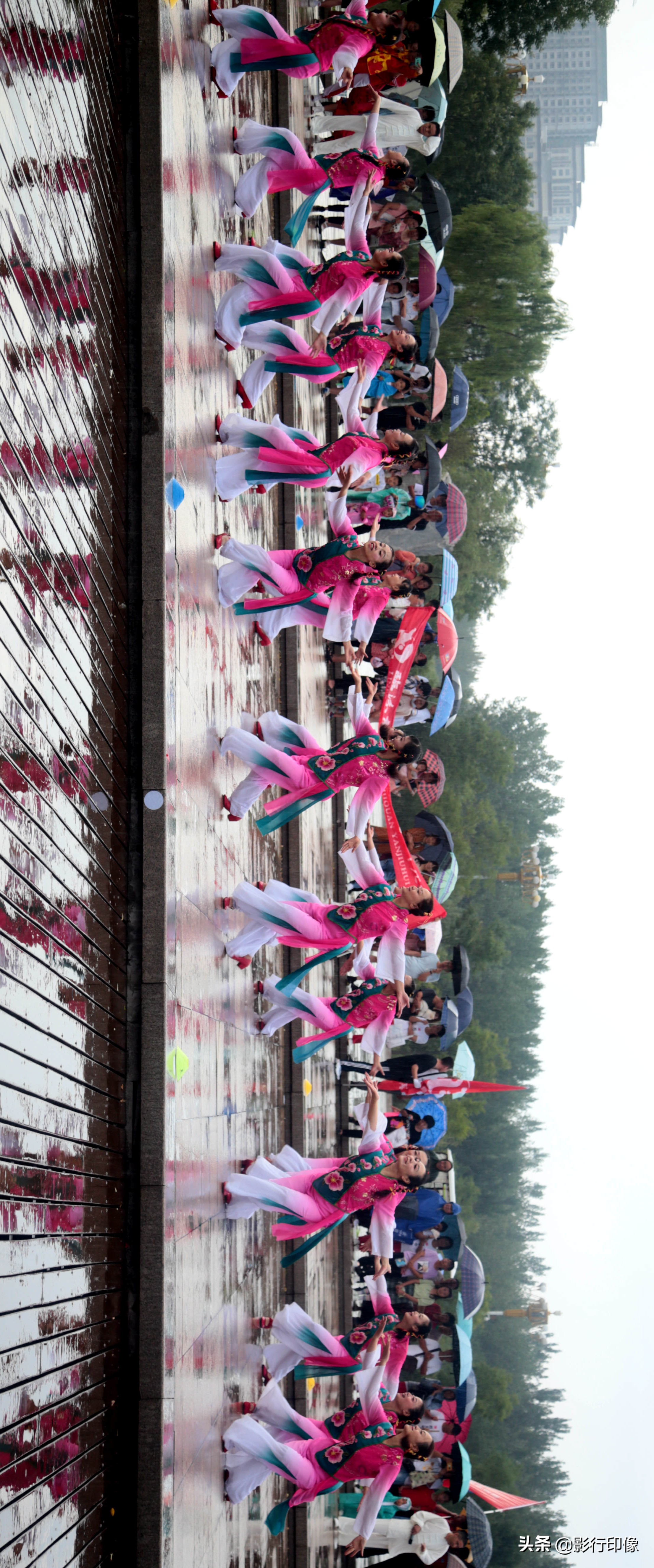 临汾市2020年全民健身启动仪式在在九州广场举行